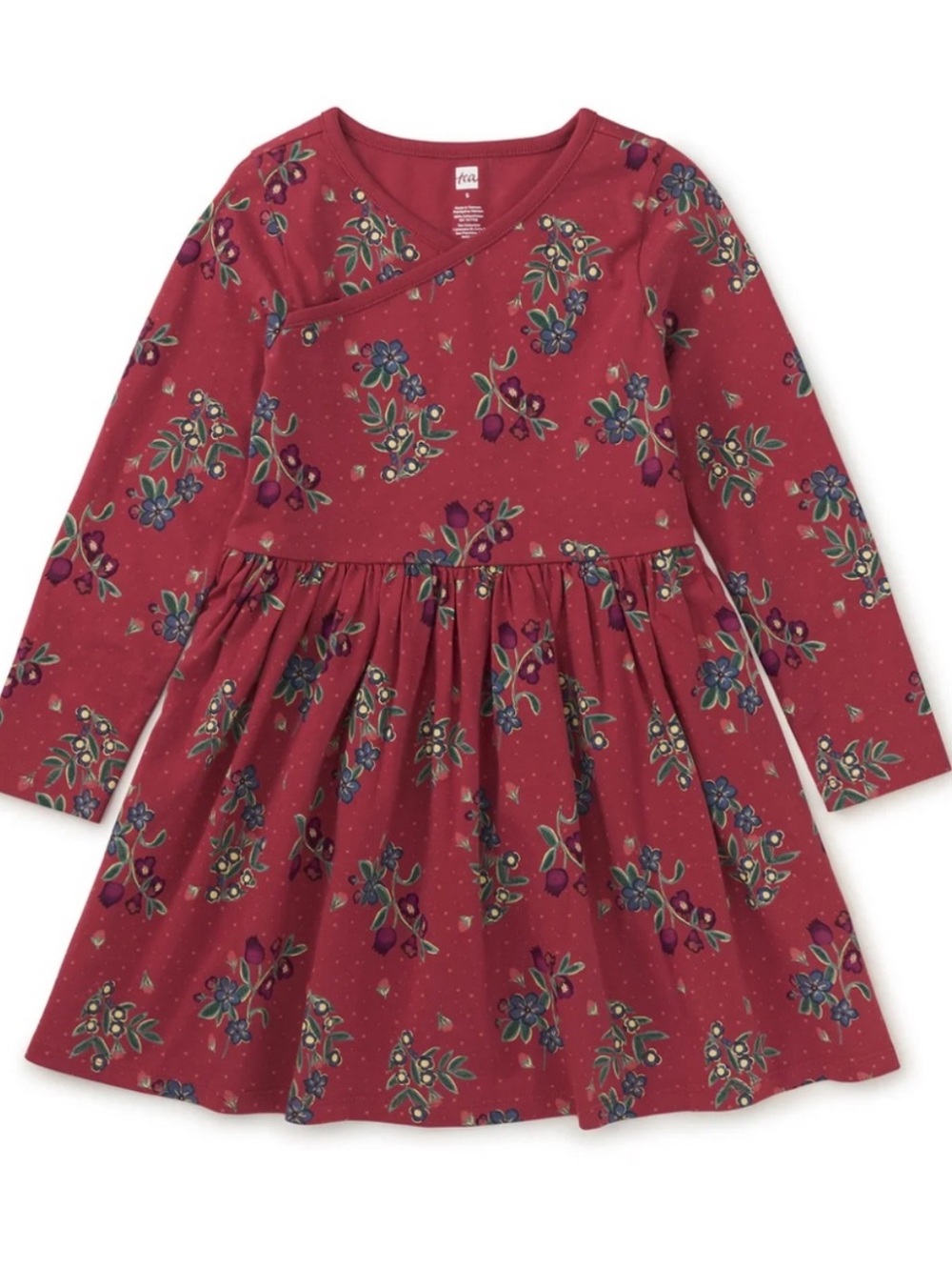 Tea Collection Wrap Neck Dress